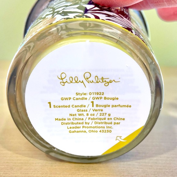 Lilly Pulitzer GWP Candle Onyx Peony Party NEW - Picture 4 of 11